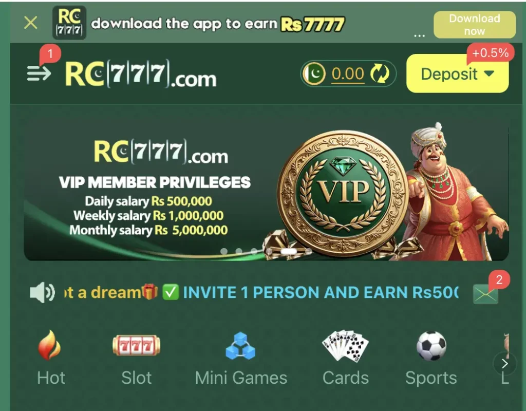 RC777 Game APK (Official Earning App) Download in Pakistan